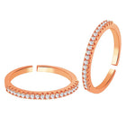 Refined CZ Toe Rings | Graceful Foot Jewellery by Peora

