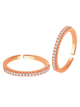 Refined CZ Toe Rings | Graceful Foot Jewellery by Peora

