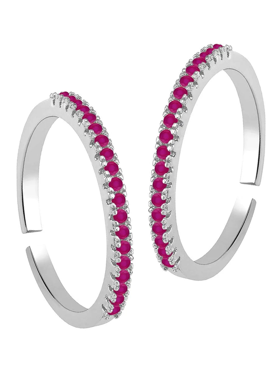 Refined CZ Toe Rings | Graceful Foot Jewellery by Peora

