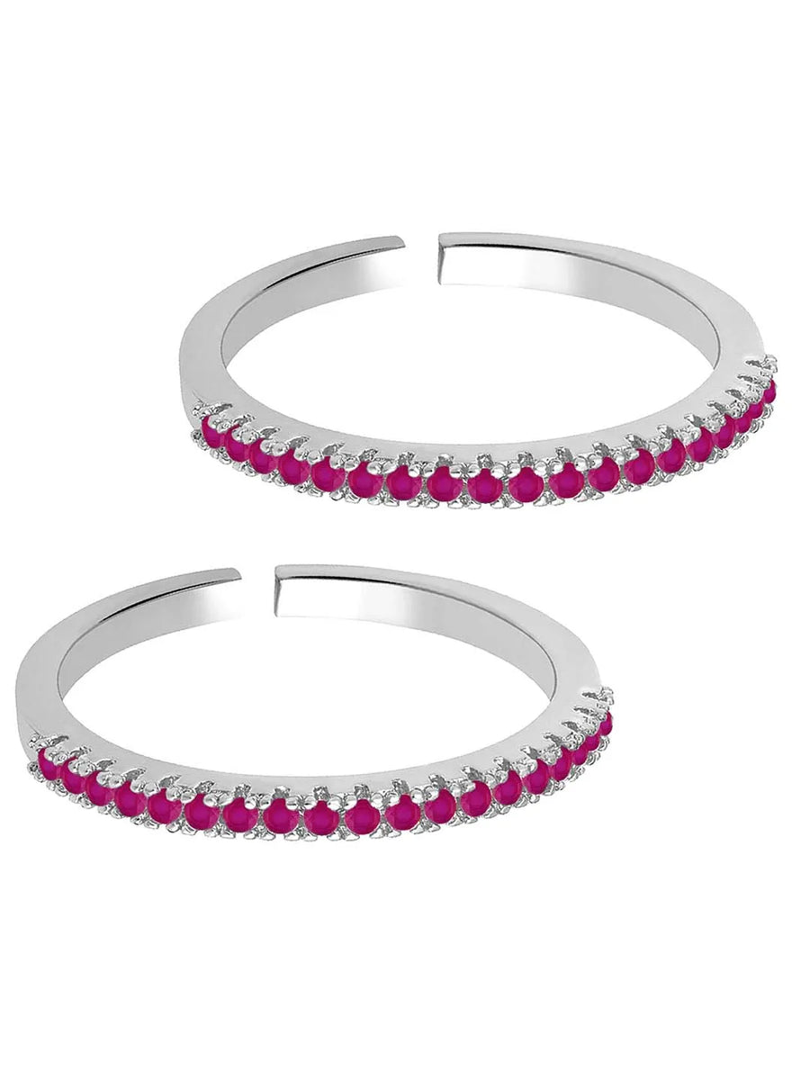 Refined CZ Toe Rings | Graceful Foot Jewellery by Peora

