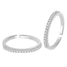 Refined CZ Toe Rings | Graceful Foot Jewellery by Peora

