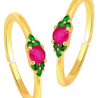 CZ Stone Toe Rings for Women | Stylish Foot Jewellery by Peora

