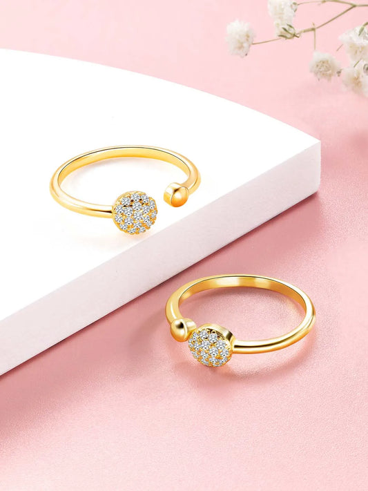 Exquisite CZ Toe Rings | Elegant Foot Jewellery by Peora

