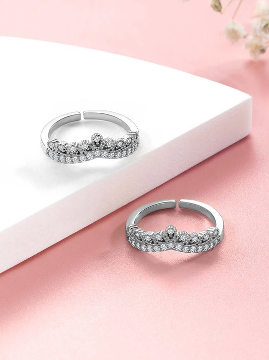 Luxurious CZ Toe Rings | Premium Foot Jewellery by Peora

