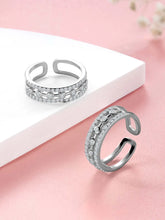 CZ Toe Rings | Sparkling Foot Jewellery by Peora