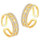 CZ Toe Rings | Sparkling Foot Jewellery by Peora