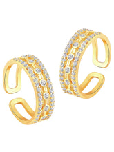 CZ Toe Rings | Sparkling Foot Jewellery by Peora