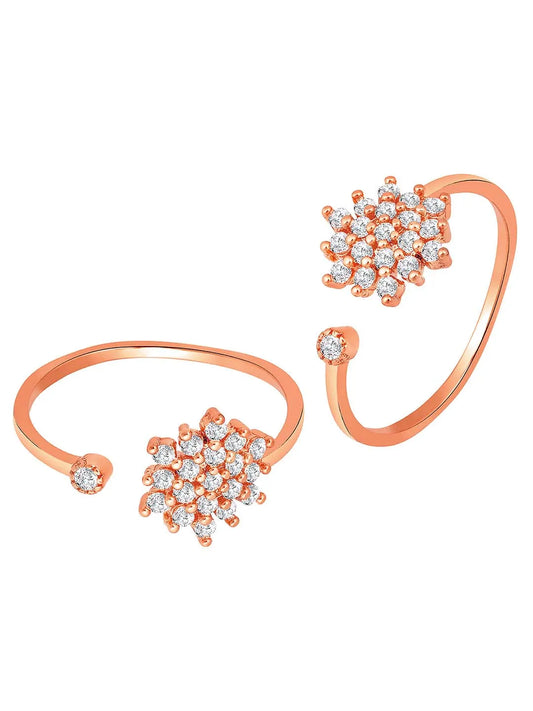 Stone Toe Rings for Women | Stylish Ethnic Jewellery by Peora

