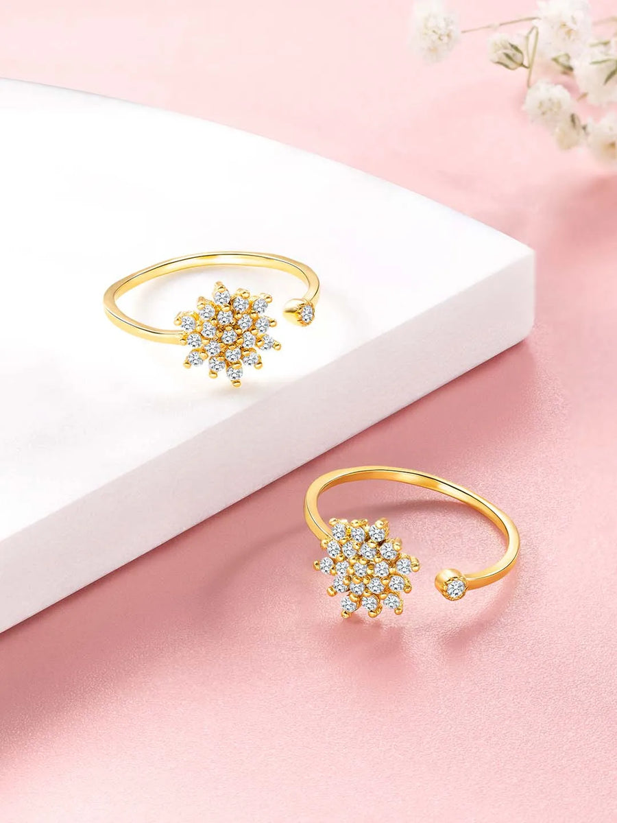 Stone Toe Rings for Women | Stylish Ethnic Jewellery by Peora

