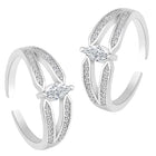 Charming CZ Toe Rings | Elegant & Sparkling Designs by Peora

