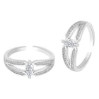 Charming CZ Toe Rings | Elegant & Sparkling Designs by Peora

