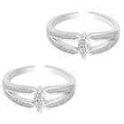 Charming CZ Toe Rings | Elegant & Sparkling Designs by Peora

