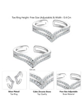 Sparkling Toe Rings for Women | Dazzling Designs by Peora

