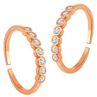 CZ Toe Rings for Women | Sparkling Foot Jewellery by Peora

