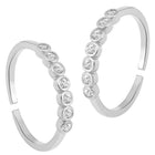 CZ Toe Rings for Women | Sparkling Foot Jewellery by Peora

