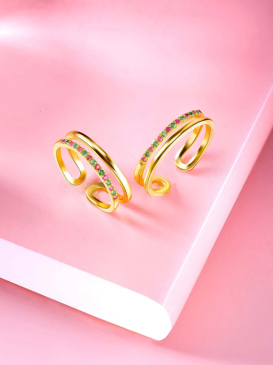 Glamorous Toe Ring for Women | Fashionable Foot Jewellery by Peora

