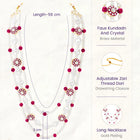 Gold Plated Pearl Heirloom Groom Necklace Rani Pink
