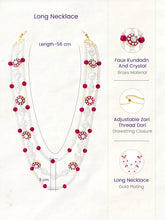 Gold Plated Pearl Heirloom Groom Necklace Rani Pink