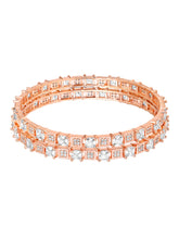 Gleaming CZ-Studded Bangles