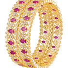 Stone Bangles Set – Elegant Fashion Jewellery by Peora

