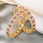 Stone Bangles Set – Elegant Fashion Jewellery by Peora

