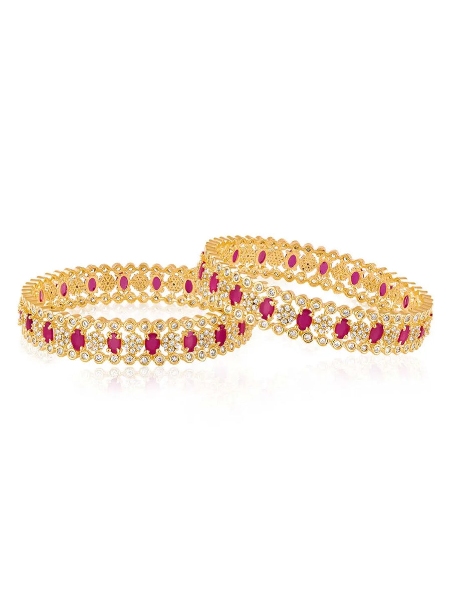 Stone Bangles Set – Elegant Fashion Jewellery by Peora

