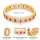 Stone Bangles Set – Elegant Fashion Jewellery by Peora

