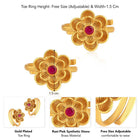 Sparkling Toe Rings for Women | Stylish Foot Jewellery by Peora

