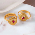 CZ Toe Rings by Peora | Sparkling Elegance for Every Step