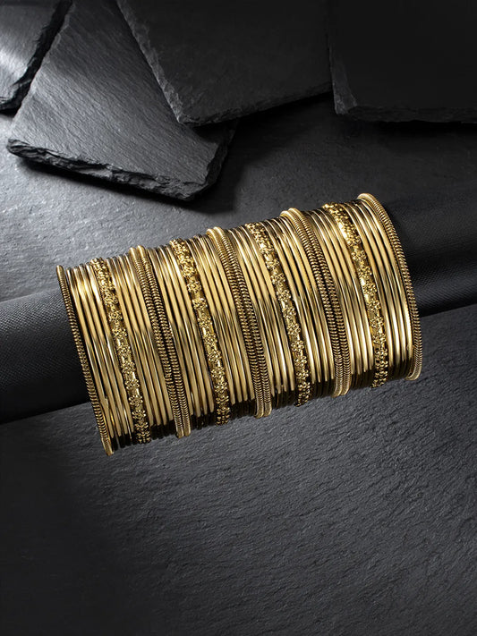 Oxidized Bangle Set by Peora – Vintage Charm with Modern Style