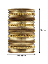 Stylish Boho Oxidized Bangle Set