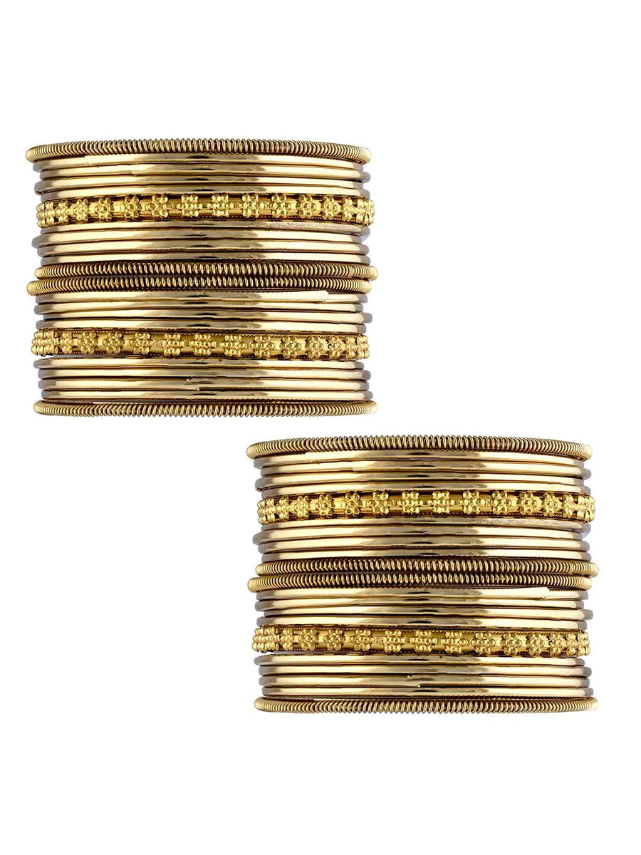 Oxidized Bangle Set by Peora – Vintage Charm with Modern Style