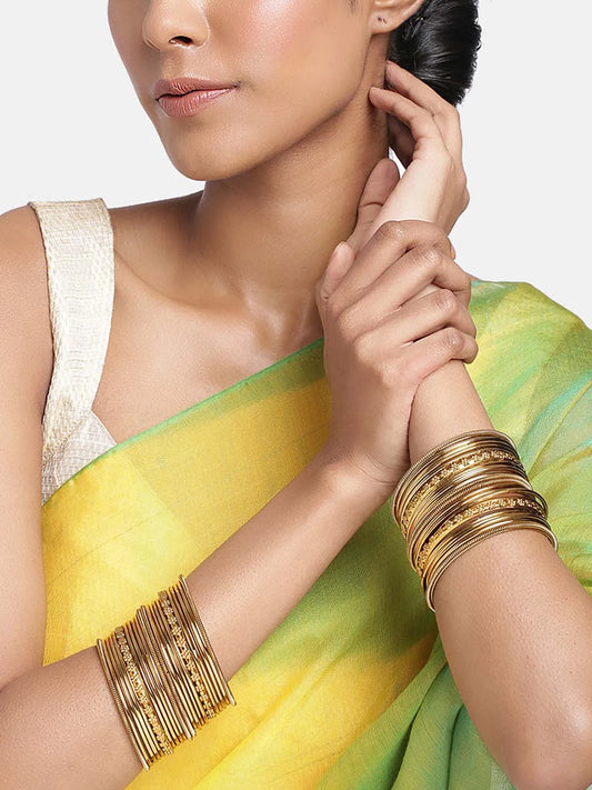 Oxidized Bangle Set by Peora – Vintage Charm with Modern Style