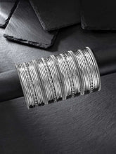 Stylish Boho Oxidized Bangle Set