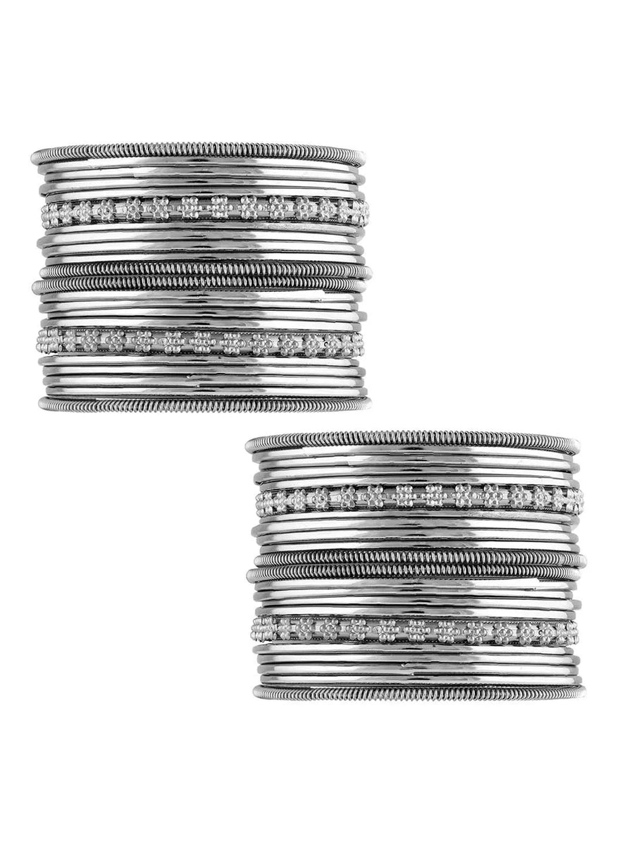 Oxidized Bangle Set by Peora – Vintage Charm with Modern Style