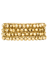 Peora Oxidised Ghungroo Bangle - Gold