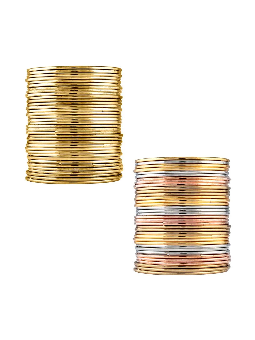 Timeless Oxidized Multicolour Bangle Set