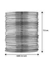 Timeless Oxidized Multicolour Bangle Set - Golden & Silver