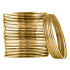 Eternal Beauty Oxidised Bangles - Gold