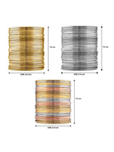 Timeless Oxidized Multicolour Bangle Set