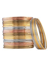 Timeless Style Oxidized Golden & Multicolour Bangle Set