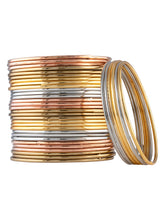 Timeless Style Oxidized Golden & Multicolour Bangle Set