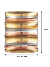 Timeless Oxidized Multicolour Bangle Set