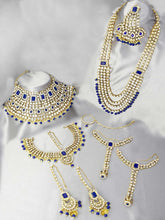Rosa Regalia Bridal Jewellery Ensemble - Blue