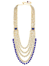 Rosa Regalia Bridal Jewellery Ensemble - Blue