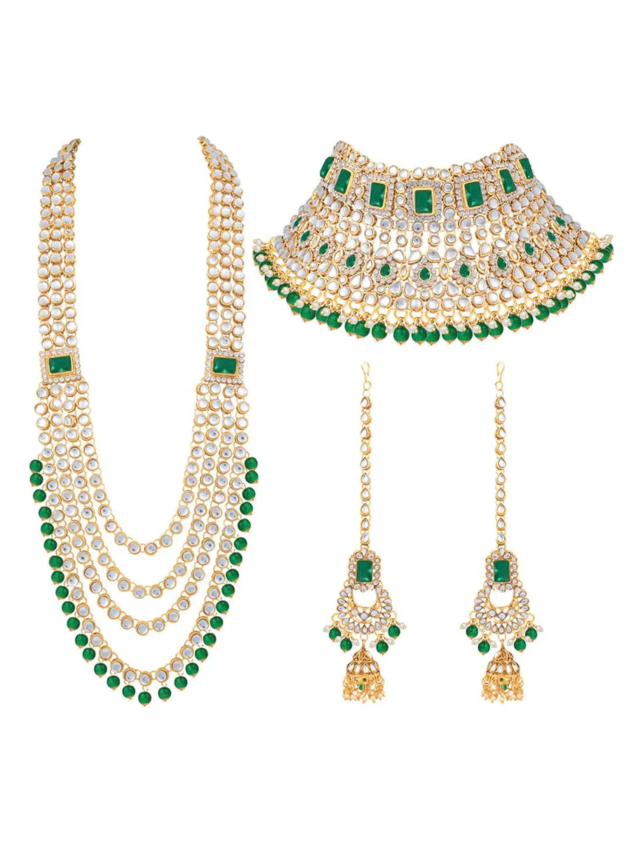 Enchanting Bridal Jewellery Collection - Green
