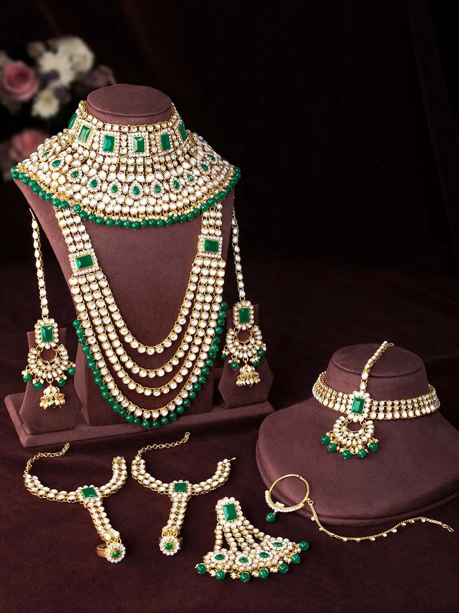 Enchanting Bridal Jewellery Collection - Green