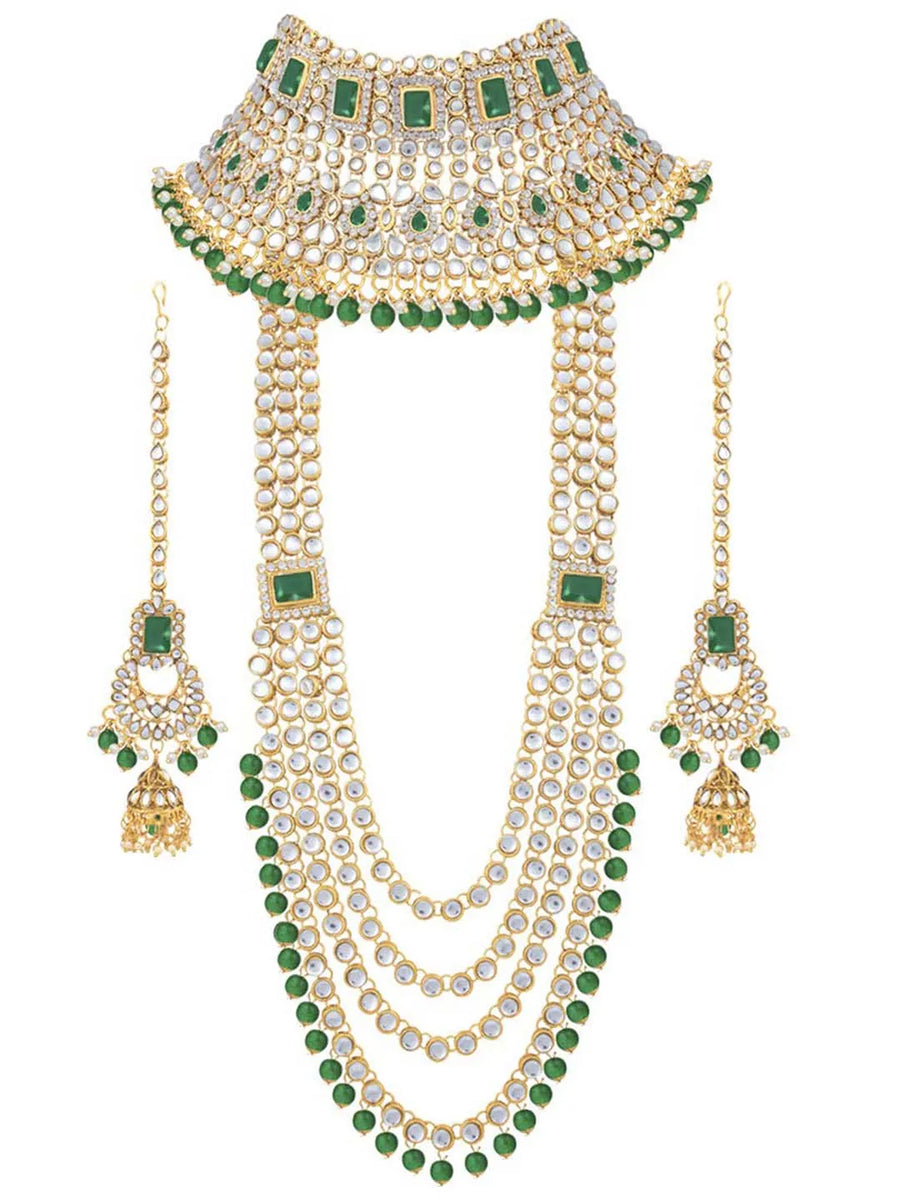 Enchanting Bridal Jewellery Collection - Green