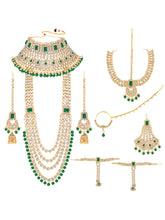 Elegance Embodied Kundan Pearl Bridal Set