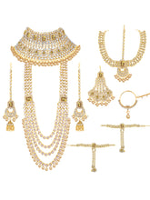 Elegance Embodied Kundan Pearl Bridal Set